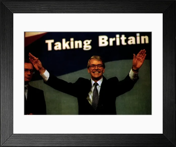 Framed Print : John Major at the Conservative Party Conference in 1992 Framed Print : John Major at the Conservative Party Conference in 1992
