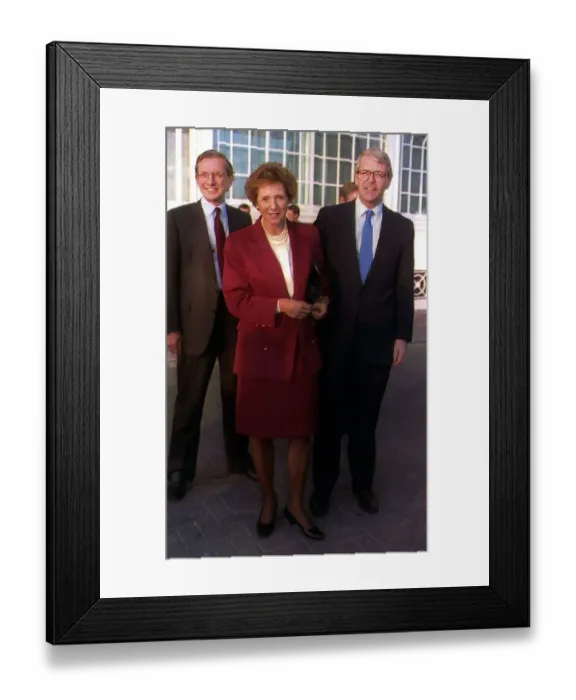Framed Print : John Major Prime Minister in Brighton for the Conservative Conference