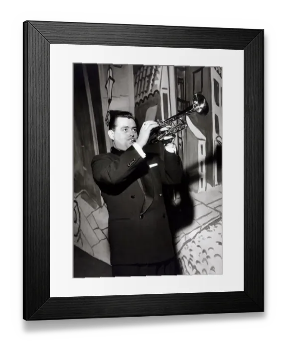 Framed Print : Eddie Calvert, Trumpetier Musician Playing trumpet Circa 1960 A© Framed Print : Eddie Calvert, Trumpetier Musician Playing trumpet Circa 1960 A©