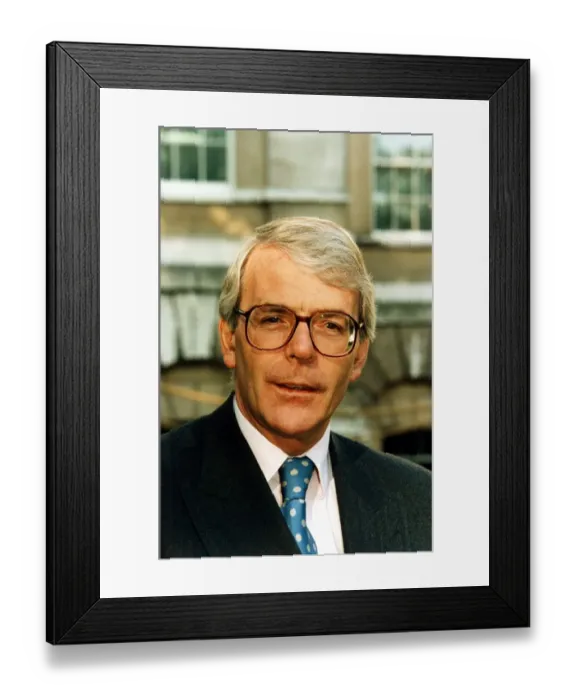 Framed Print : John Major Ex-Leader of the Consevative party