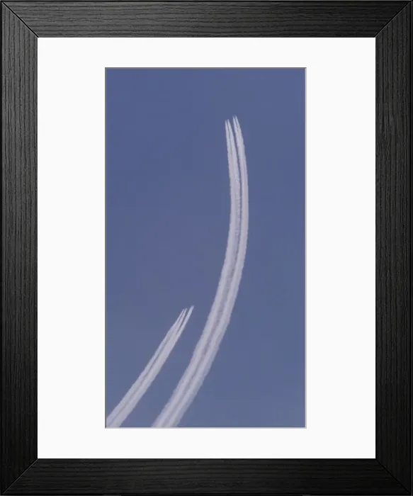 Framed Print : Nato B52 bombers drop bombs on serb positions June 1999 in the hills of Kosovo near