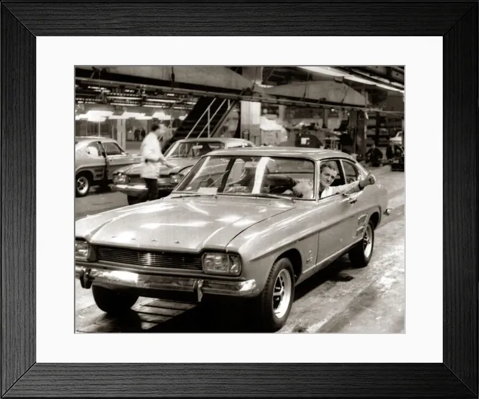 Framed Print : Ford Capri 1969 - Motors Motor Cars Car Quality Control Production Line Framed Print : Ford Capri 1969 - Motors Motor Cars Car Quality Control Production Line