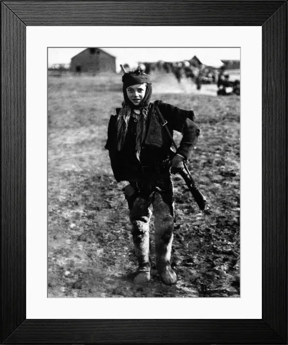 Framed Print : A young Bulgarian soldier on the march during the Bulgarians persuit of the Turkish army Framed Print : A young Bulgarian soldier on the march during the Bulgarians persuit of the Turkish army
