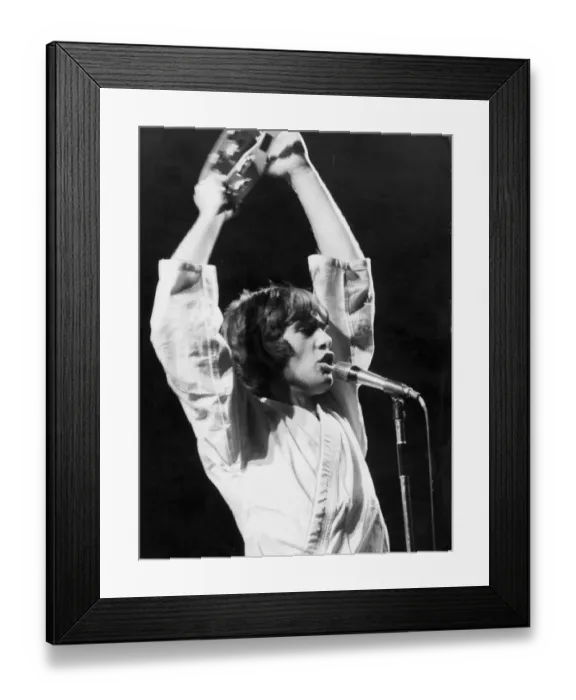 Framed Print : Peter Gabriel on stage in Paris. He ended his European section of his tour at a festival Framed Print : Peter Gabriel on stage in Paris. He ended his European section of his tour at a festival