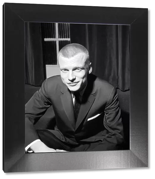 Gerry Mulligan Jazz band leader seen here at the Albermarle hall Suit