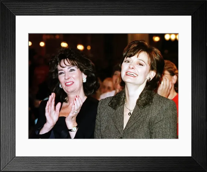 Framed Print : Labour Party Conference 1998 Cherie Blair and Pauline Prescott enjoy the speech Framed Print : Labour Party Conference 1998 Cherie Blair and Pauline Prescott enjoy the speech