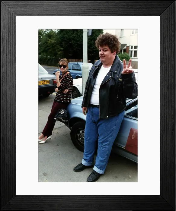 Framed Print : Robbie Coltrane actor - September 1989 Dbase