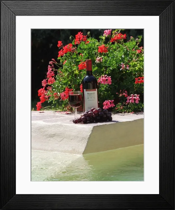 Framed Print : Food and Drink Bottle of Italian Red Wine from Umbria with Grapes and Glass Framed Print : Food and Drink Bottle of Italian Red Wine from Umbria with Grapes and Glass
