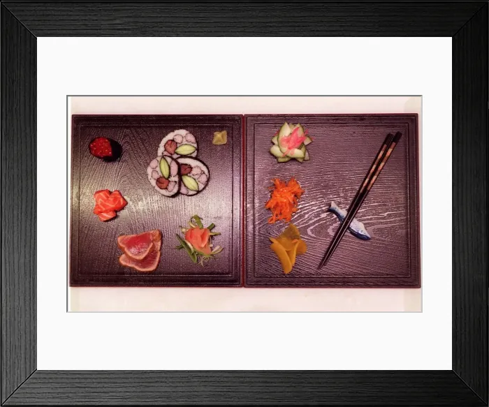 Framed Print : Japanese Food January 1998 Mo Jo Restaurant in Glasgow Framed Print : Japanese Food January 1998 Mo Jo Restaurant in Glasgow