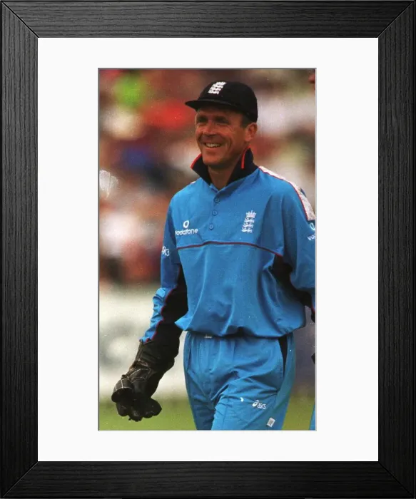 Framed Print : Alec Stewart England cricket captain August 1998 at the England v South Africa Framed Print : Alec Stewart England cricket captain August 1998 at the England v South Africa