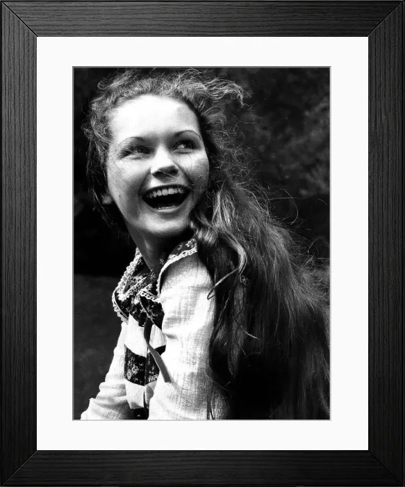 Framed Print : Fiona Fullerton - April 1972 Actress Alice In Wonderland Framed Print : Fiona Fullerton - April 1972 Actress Alice In Wonderland