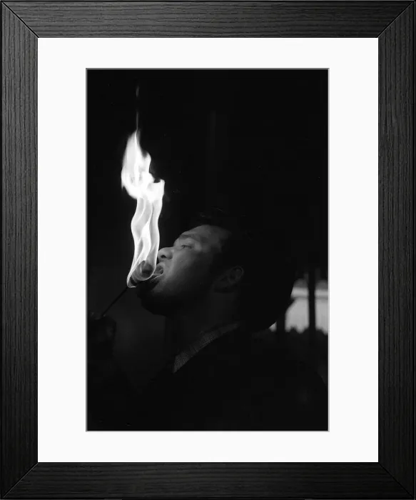 Framed Print : Danny Almond a porter at the Woodgate Park station has a special talent he also does