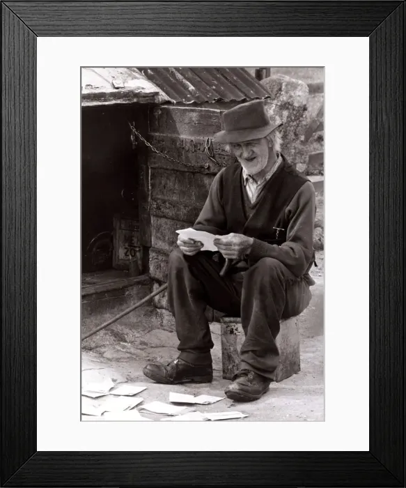 Framed Print : Old People circa 1950 Framed Print : Old People circa 1950