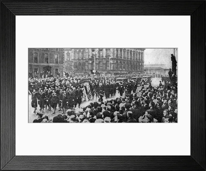 Framed Print : The Funeral Of Lord Edward Carson in Belfast Oct 1935 At Queen Framed Print : The Funeral Of Lord Edward Carson in Belfast Oct 1935 At Queen