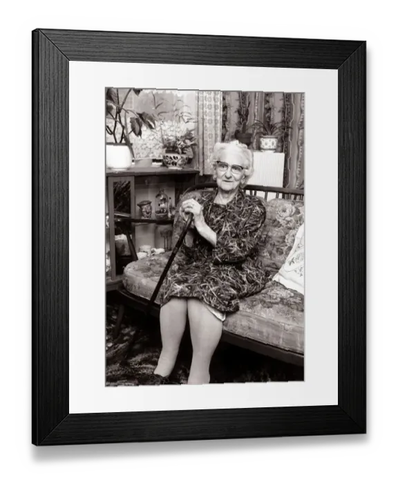 Framed Print : Old People circa 1985 Framed Print : Old People circa 1985