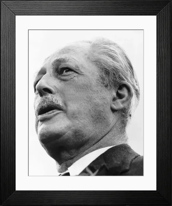 Framed Print : Harold MacMillan MP Conservative Prime Minister 1963 Framed Print : Harold MacMillan MP Conservative Prime Minister 1963