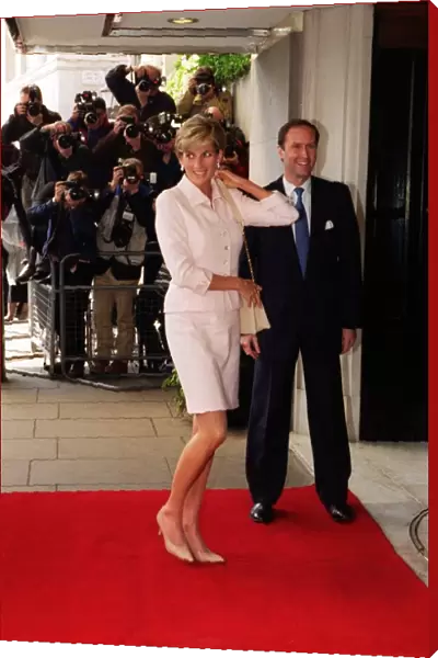 Princess Diana attends the Daily Star Gold Awards ceremony at the Savoy Hotel in London