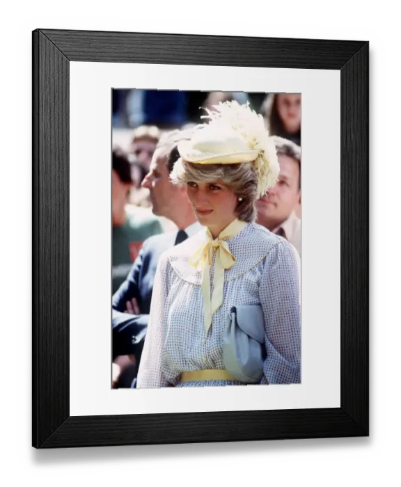 Framed Print : Prince and Princess of Wales tour of Canada in June 1983 Framed Print : Prince and Princess of Wales tour of Canada in June 1983