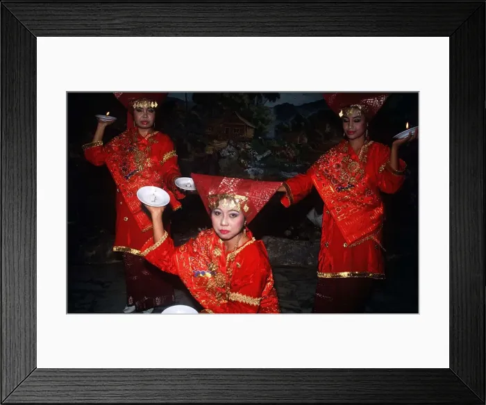 Framed Print : Indonesia Sumatran Dance circa 1996 Framed Print : Indonesia Sumatran Dance circa 1996