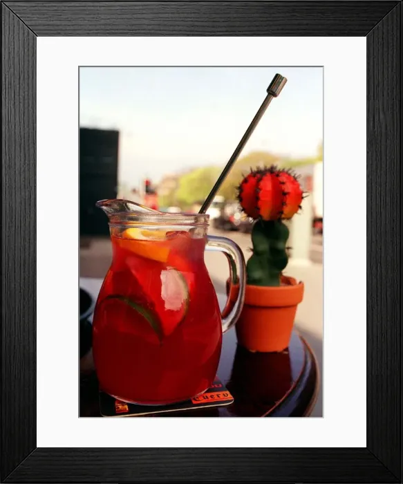 Framed Print : Tequila Breeze half litre cocktail April 1999 unusual drink feature mix of Framed Print : Tequila Breeze half litre cocktail April 1999 unusual drink feature mix of
