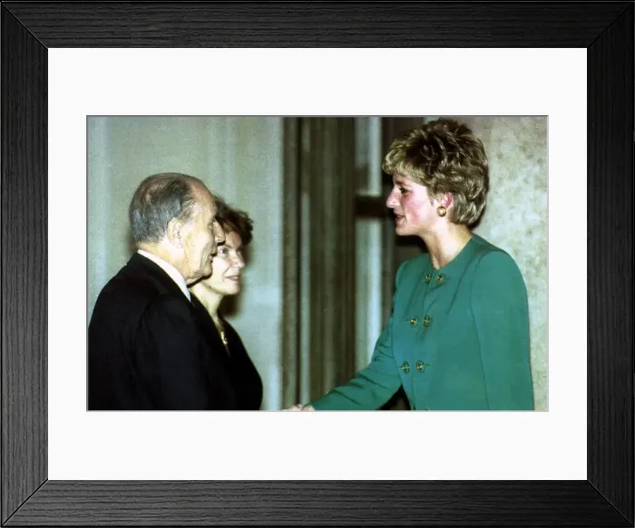 Framed Print : Princess of Wales Overseas Visit to France. Princess Diana, the Princess of Wales Framed Print : Princess of Wales Overseas Visit to France. Princess Diana, the Princess of Wales