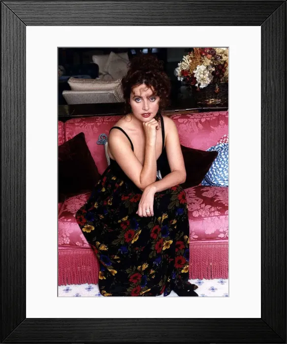 Framed Print : Sarah Brightman Actress and Wife of Andrew Lloyd Webber June 1989 Framed Print : Sarah Brightman Actress and Wife of Andrew Lloyd Webber June 1989