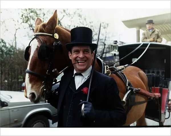 Jeremy Brett actor as Sherlock Holmes at the Pipeman of the Year Awards