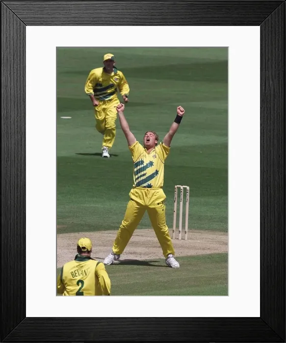 Framed Print : Shane Warne Cricket World Cup Final June 1999 Shane Warne Australia Framed Print : Shane Warne Cricket World Cup Final June 1999 Shane Warne Australia
