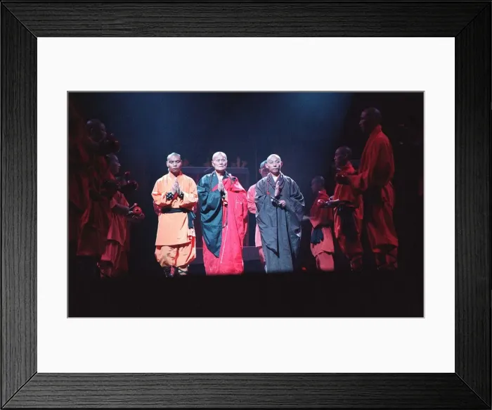 Framed Print : Shaolin Monks of China at the Royal Albert Hall during their opening ceromony Framed Print : Shaolin Monks of China at the Royal Albert Hall during their opening ceromony