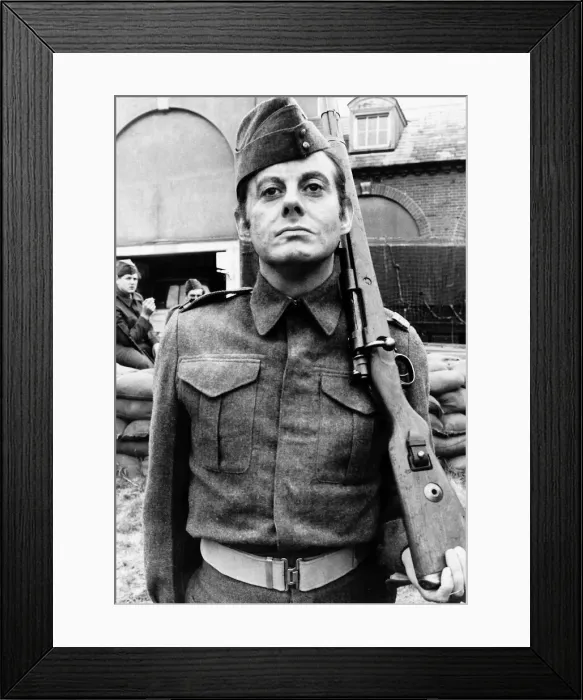 Framed Print : Danny la rue the entertainer in a WW2 film Framed Print : Danny la rue the entertainer in a WW2 film
