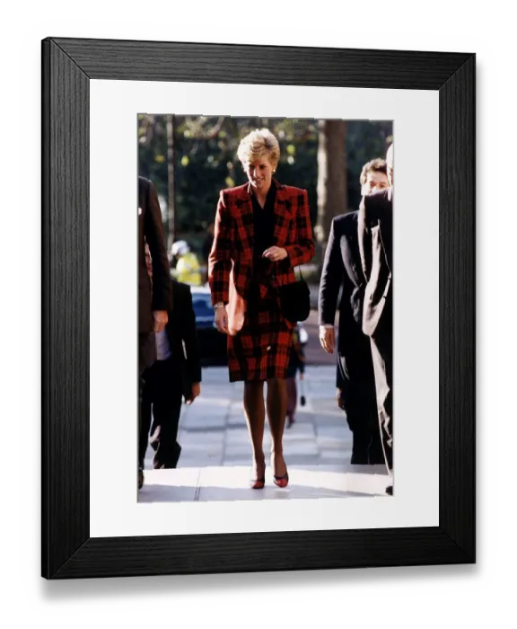 Framed Print : Princess Diana clothing November 1990
