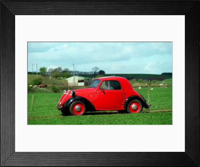 Framed Print : Robin Gray and his 1937 Fiat Topolino car May 1998 Me and My Motor Framed Print : Robin Gray and his 1937 Fiat Topolino car May 1998 Me and My Motor