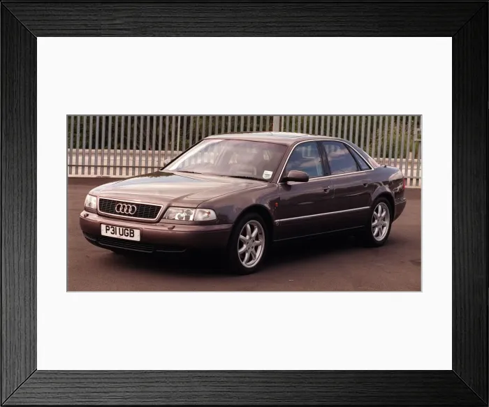 Framed Print : ROAD RECORD. PIC SHOWS AUDI A8 EXTERIOR Framed Print : ROAD RECORD. PIC SHOWS AUDI A8 EXTERIOR