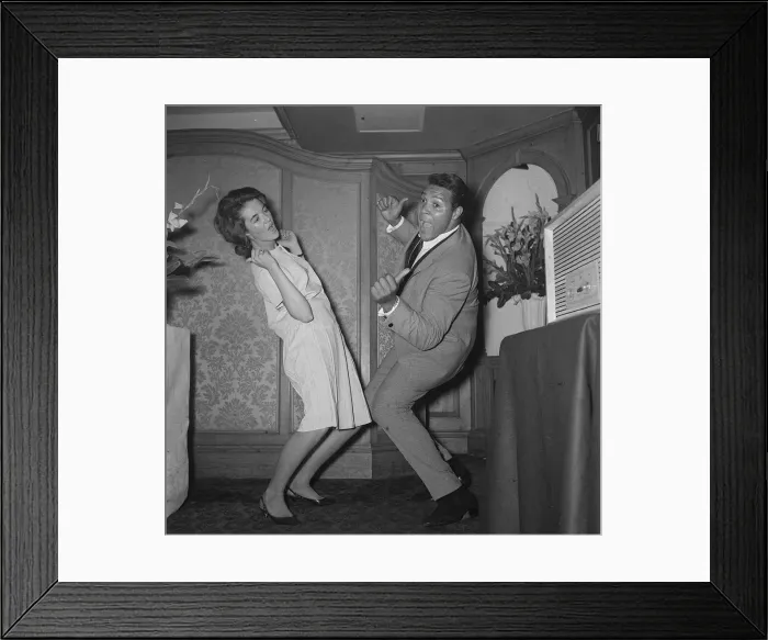 Framed Print : Chubby Checker September 1962 Singer Chubby Checker showing how its really done Framed Print : Chubby Checker September 1962 Singer Chubby Checker showing how its really done