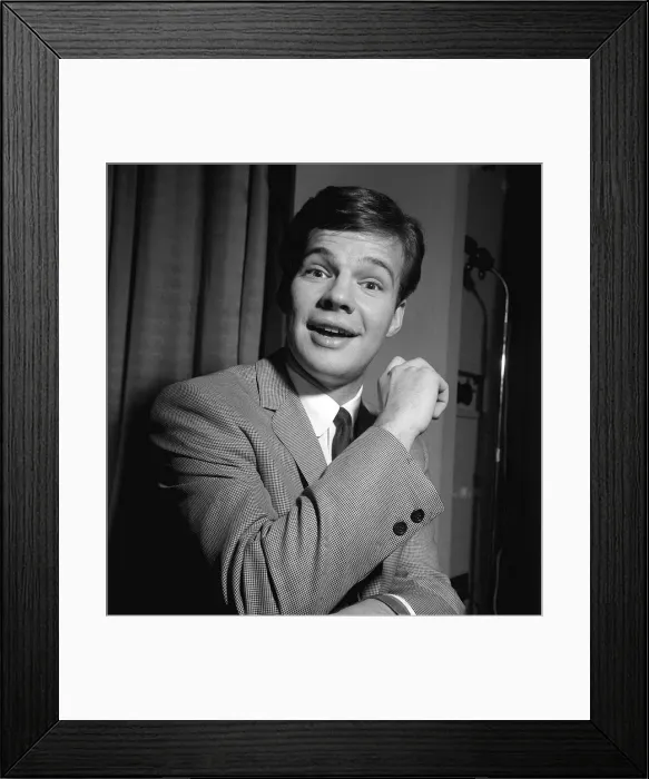 Framed Print : Bobby Vee American Pop Singer February 1964