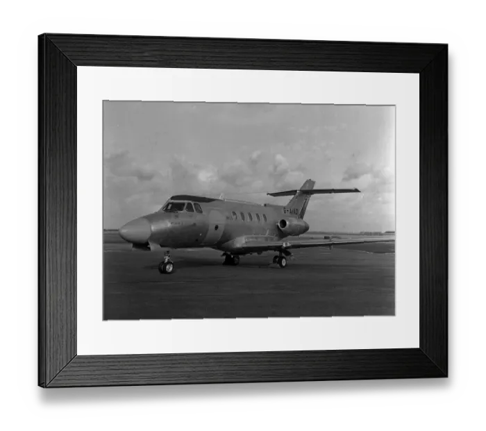 Framed Print : Aircraft Hawker Siddeley HS125 3A business Jet November 1966 handed over at Hawker Framed Print : Aircraft Hawker Siddeley HS125 3A business Jet November 1966 handed over at Hawker