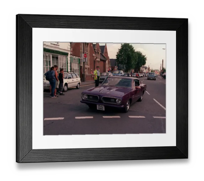 Framed Print : Mauve Custom Car Plymouth Barracuda Framed Print : Mauve Custom Car Plymouth Barracuda
