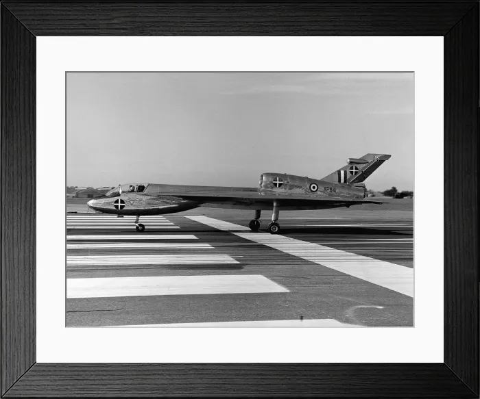 Framed Print : Aircraft Handley Page HP115 XP841 Sept 1962 experimental aircraft lines up for Framed Print : Aircraft Handley Page HP115 XP841 Sept 1962 experimental aircraft lines up for