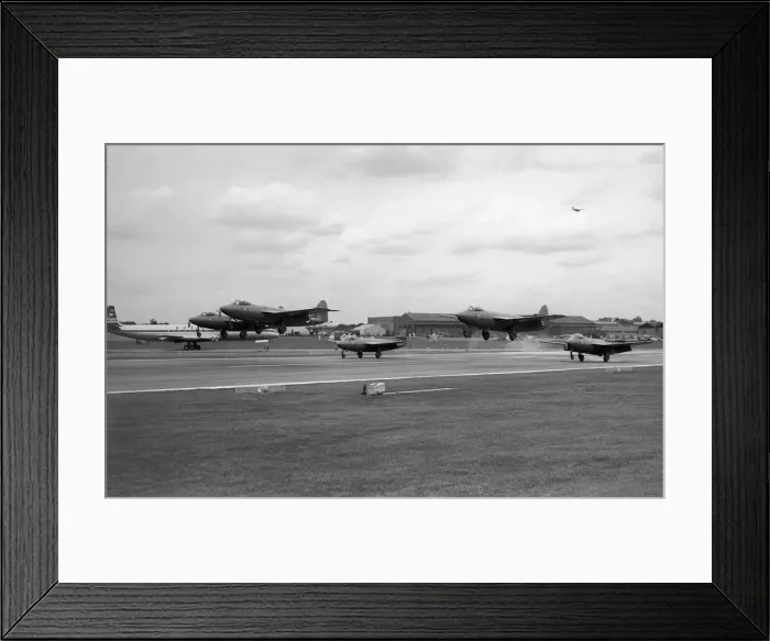 Framed Print : Aircraft Hawker Sea Hawks Sept 1957 of the Royal Navy