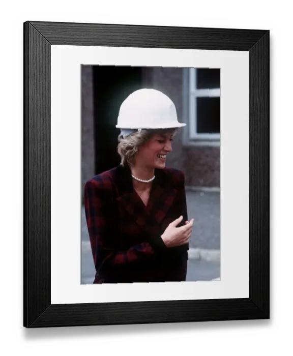 Framed Print : Prince and Princess of Wales visit to Stornoway, Isle of Lewis