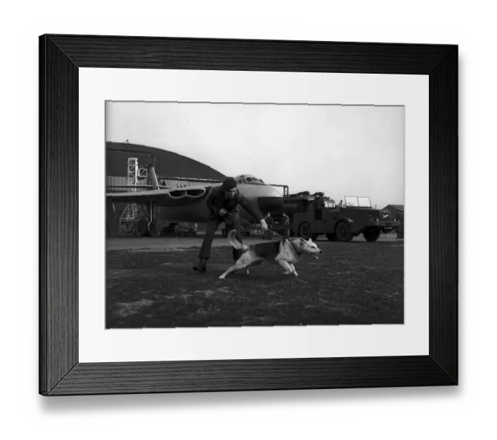 Framed Print : Aircraft Vickers Valliant V Bomber March 1956 from RAF Marham in Norfolk