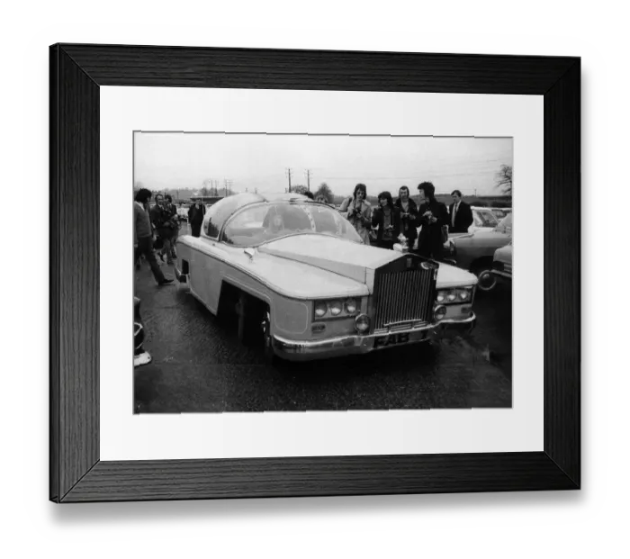 Framed Print : Rolls Royce FAB 1 car from TV programme Thunderbirds 1973 Sold at Frimley in Surrey