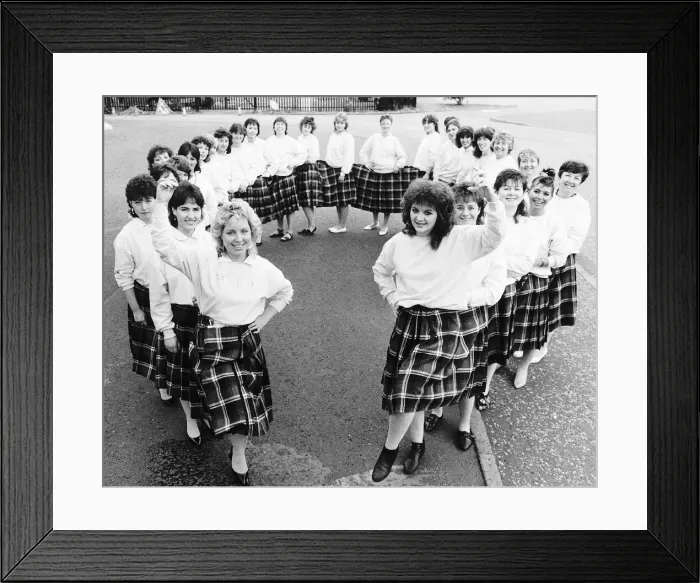 Framed Print : The biggest kilt at 37 yards circa 1969 Framed Print : The biggest kilt at 37 yards circa 1969