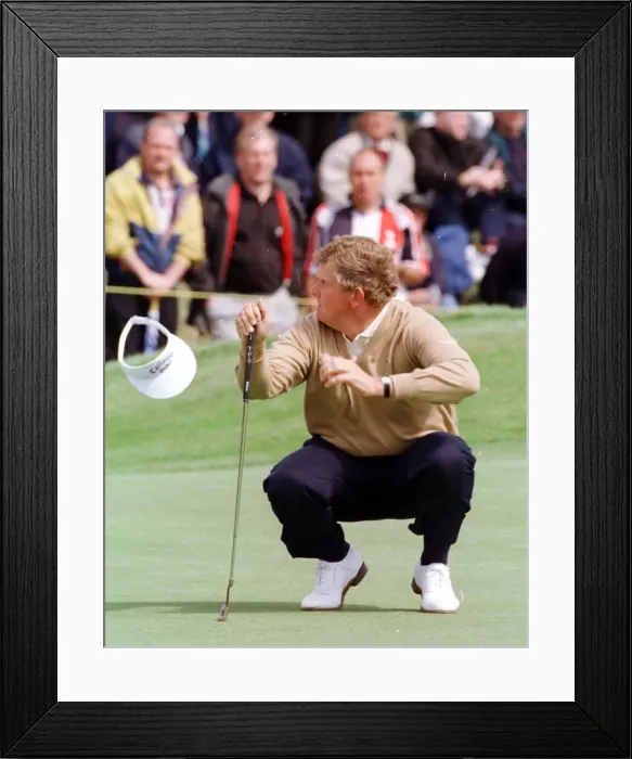 Framed Print : Colin Montgomerie Open Golf Championship Birkdale 1998 17th July 1998 second Framed Print : Colin Montgomerie Open Golf Championship Birkdale 1998 17th July 1998 second
