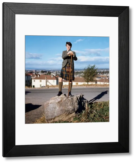 Framed Print : Donald McLaren Chief of Clan McLaren circa 1995 Framed Print : Donald McLaren Chief of Clan McLaren circa 1995