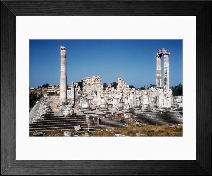 Framed Print : the temple of Apollo in the ruins of Didyma at the west coast of Turkey Framed Print : the temple of Apollo in the ruins of Didyma at the west coast of Turkey