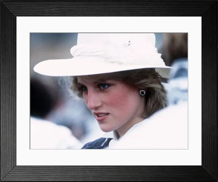 Framed Print : Prince and Princess of Wales tour of Canada in June 1983 Framed Print : Prince and Princess of Wales tour of Canada in June 1983
