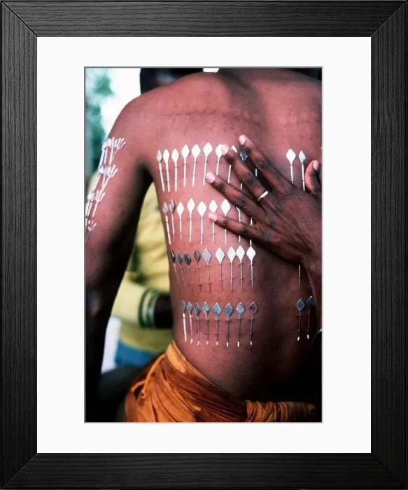  : Cavadee festival a man with his body pierced
