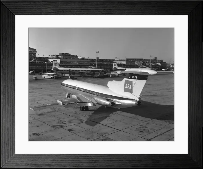 Framed Print : Aircraft DeHavilland DH 121 Trident 1C September 1962 DeHavilland Trident 1C