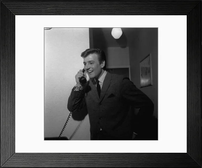 Framed Print : Billy J Kramer singer March 1964 Y2K Framed Print : Billy J Kramer singer March 1964 Y2K